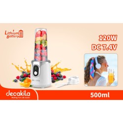 Акумулаторен блендер DECAKILA, 500 ml, 120 W, бял